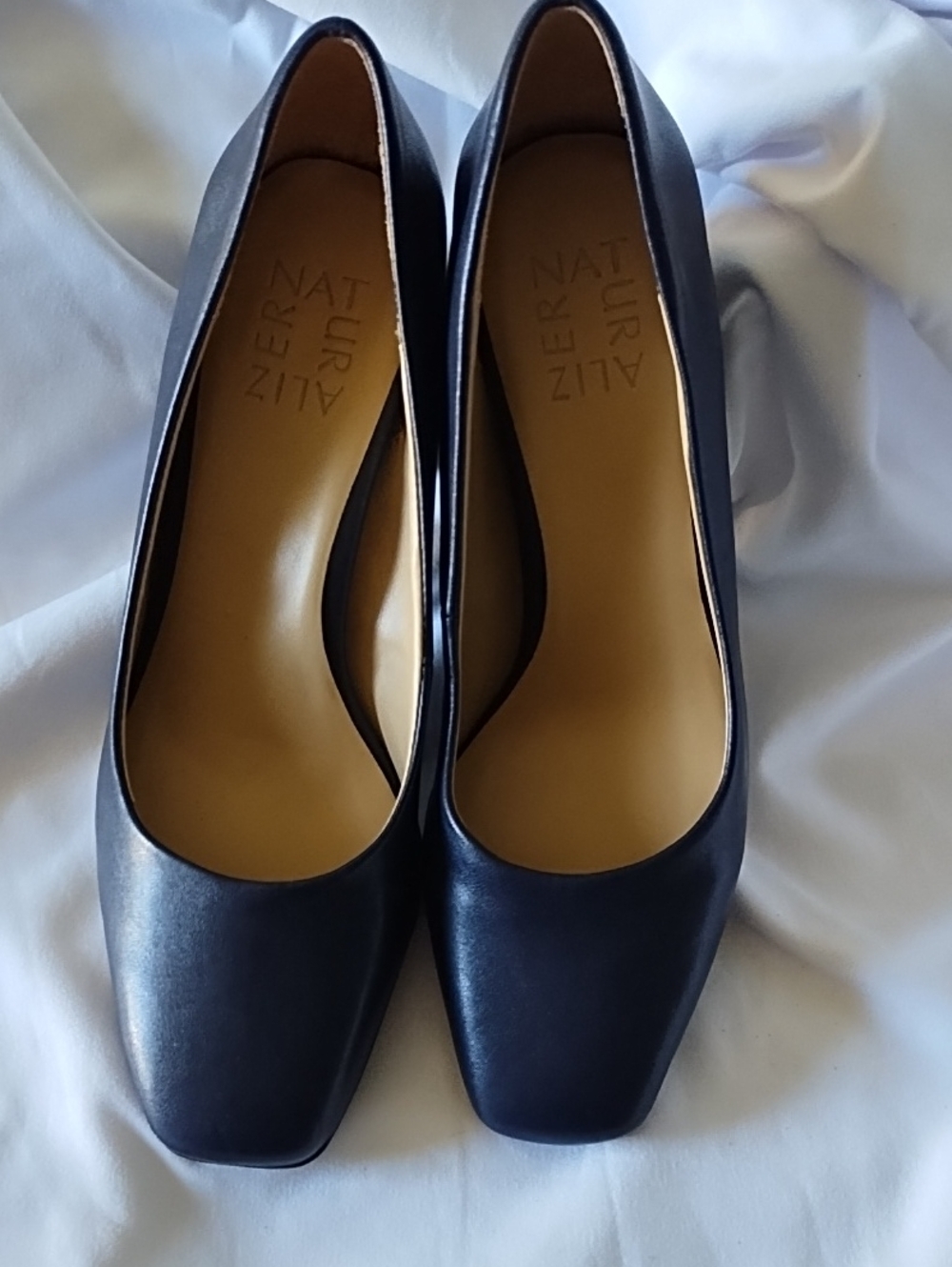 Naturalizer Women's Blue Square-Toe Pumps